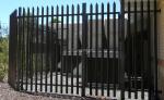 garrison Fence Steel Tubular 2100mm x 2400mm spear 25mm x 25mm