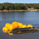 Inflatable Marine Salvage Airbags For Lifting Boats Yellow Color