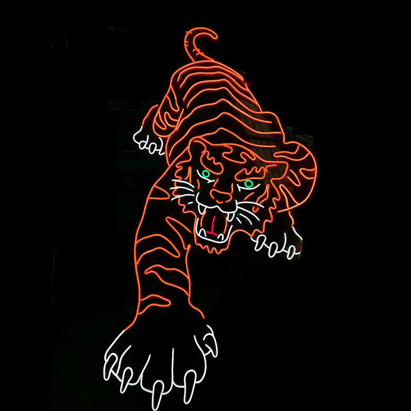 Programmable silicone neon lamp with color flow gradient effect can be bent to prevent heat on the line type lamp RGB lamp