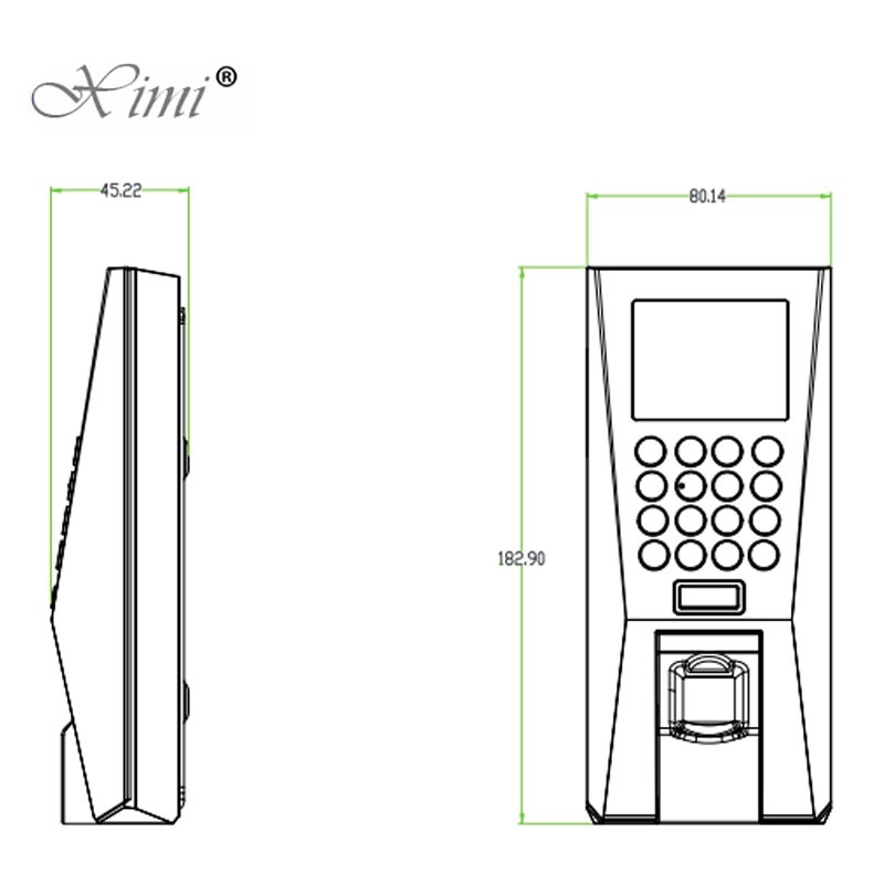 Hot!! F18 TCP/IP USB Biometric Fingerprint Access Control Standalone Door Access Control Products