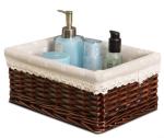 Hand Woven Decoration Organizer Rattan Willow Wicker Cutlery Fruit Storage Tray