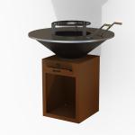 Outdoor 1200mm Diameter Cooking Plate Steel BBQ Grill Easy To Clean Corten Steel