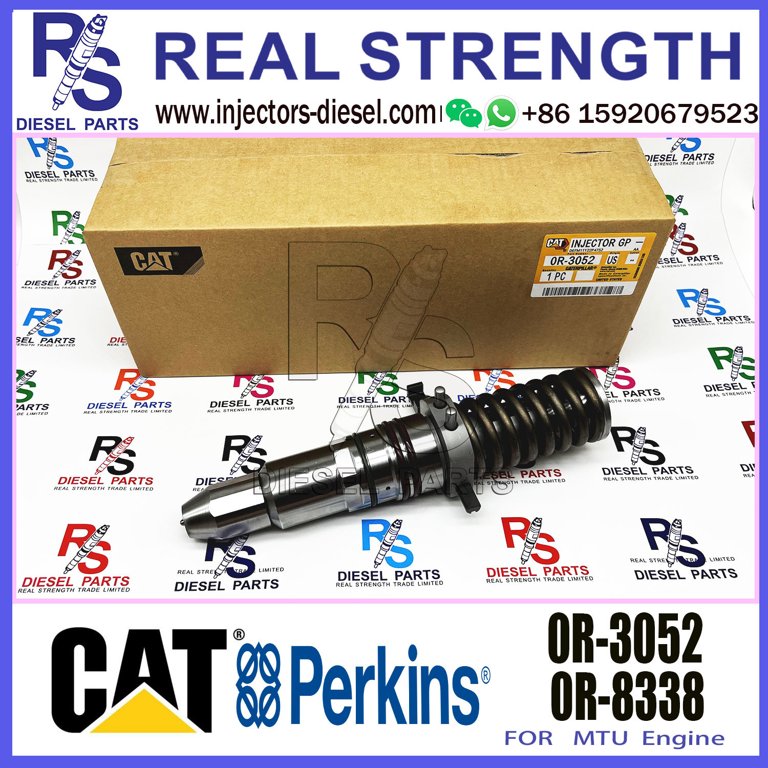 Common Rail Fuel Injector 7E6408 7E-6408 0R3052 0R-3052 For Caterpillar 111-3718
