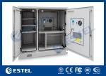 Two Bays Outdoor Telecom Cabinet Equipment Anti-Corrosion Powder Coating