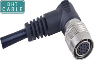 Wholesale HR10 Series Right Angle Cable Hirose Locking SOKKIA Total Station In Different Length from china suppliers