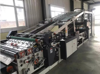 5 Ply Corrugated Flute Laminator Machine Three In One Automatic High Speed