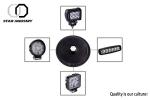 Powerful LED Light Magnets , Rubber Covered Magnets For Taxi Lighting