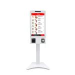 Floor Stand Food Ordering Kiosk Machine 15.6 Inch For Restaurant