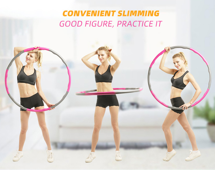 OEM Diameter 92cm Weighted Fitness Hoop For Home