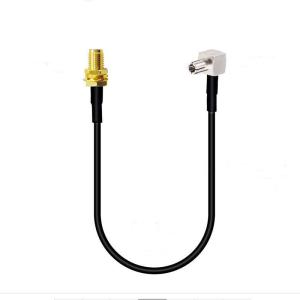 Wholesale SMA Antenna Cable Assembly Patch Lead TS9 Right Angle To SMA Female Connector from china suppliers
