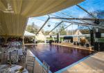 Clear and White Top Fabric Cover Outdoor Aluminum Luxury Wedding Tents