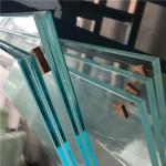 Clear / Colored PVB Tempered Laminated Glass Curtain Wall Laminated Toughened