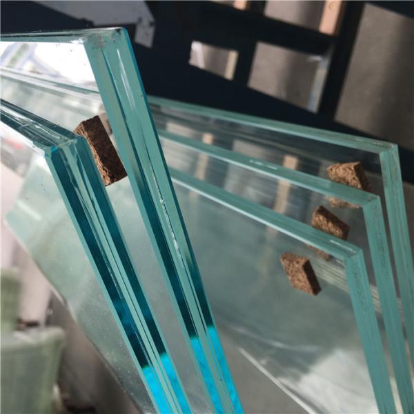 Clear / Colored PVB Tempered Laminated Glass Curtain Wall Laminated Toughened