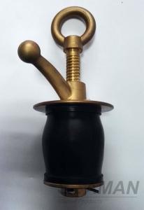 Wholesale Boat Marine Navigation Equipment IMPA 232483 3mm Brass Scupper Plug 65 X 85mm from china suppliers