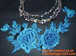 Golden Venise Lace Trim Flower Motif Ribbon Crafts