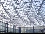 Prefabricated Metal Carport Roof Trusses , Steel Tubular Lightweight Steel Truss