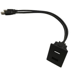 Wholesale FCC Dual USB Cable Extension Latch Mount Mitsubishi For Car from china suppliers