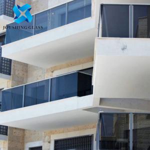 Wholesale Customized 13.14mm Euro Grey Tempered Laminated Glass Balcony from china suppliers