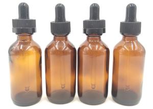 Wholesale 50ml Dropper Amber Glass Cosmetic Bottles Portable For Perfume Packaging from china suppliers