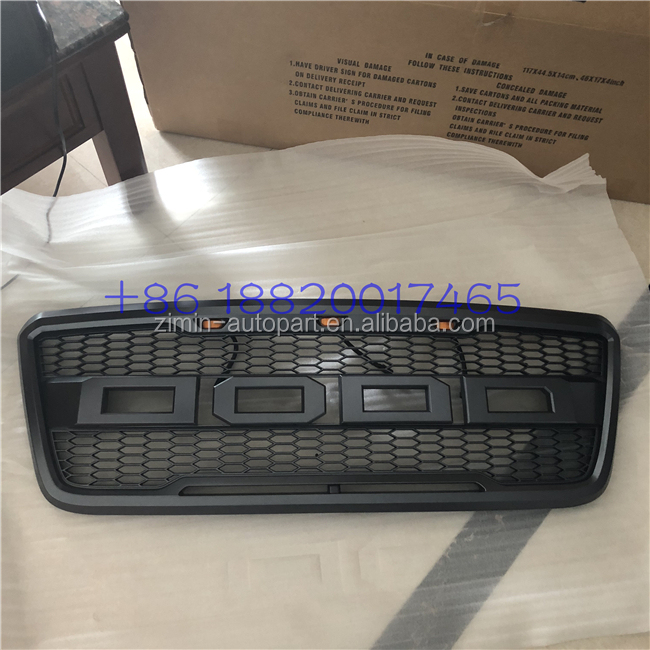 Car Accessories Front Grille And Light For Ford F150 2004-2008