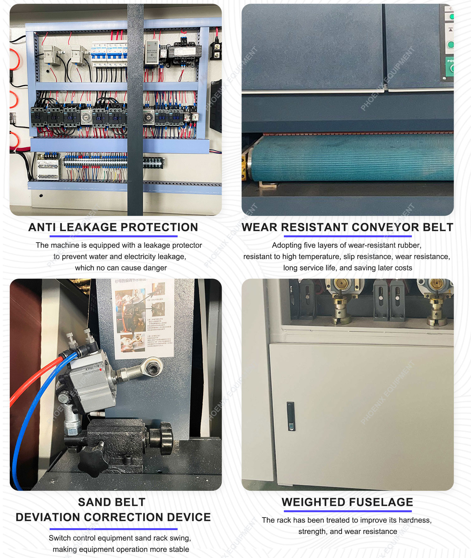 3000 KG R-R 630 1000 1300 Automatic Metal Sanding Machine for Rust and Oxide Skin Removal