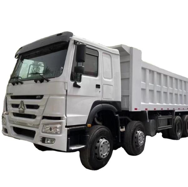 Second Hand HOWO 8x4 35-40 Ton Tipper Truck for Construction Mine in Good