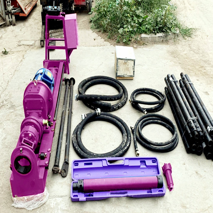 Hydraulic Bore Hole Rock Drilling Rig 50m Depth Mining Pneumatic Portable Drilling Rig
