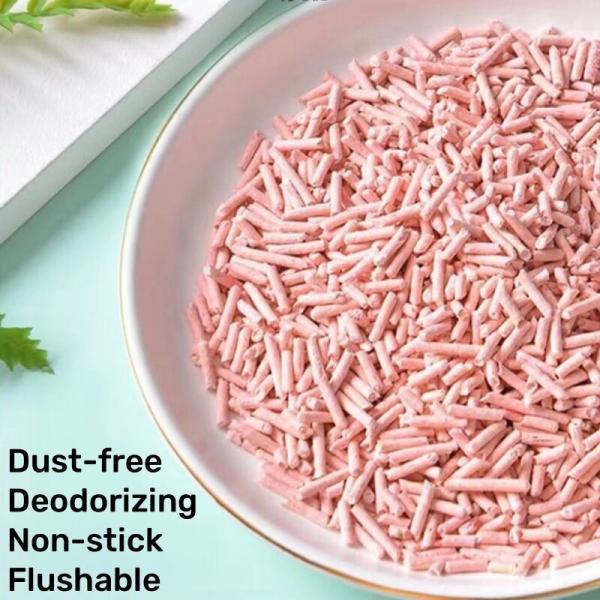 Different Flavors Tofu Cat Litter Pet Safe Non Toxic Light Weight Good Water