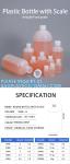 Square Chemical Plastic Biochemistry Medical Reagent Bottle 30ml 50ml 60ml 150ml