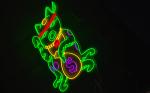 RGB Color Fortune Cat Neon Bar Signs Lighting Board Business Gift