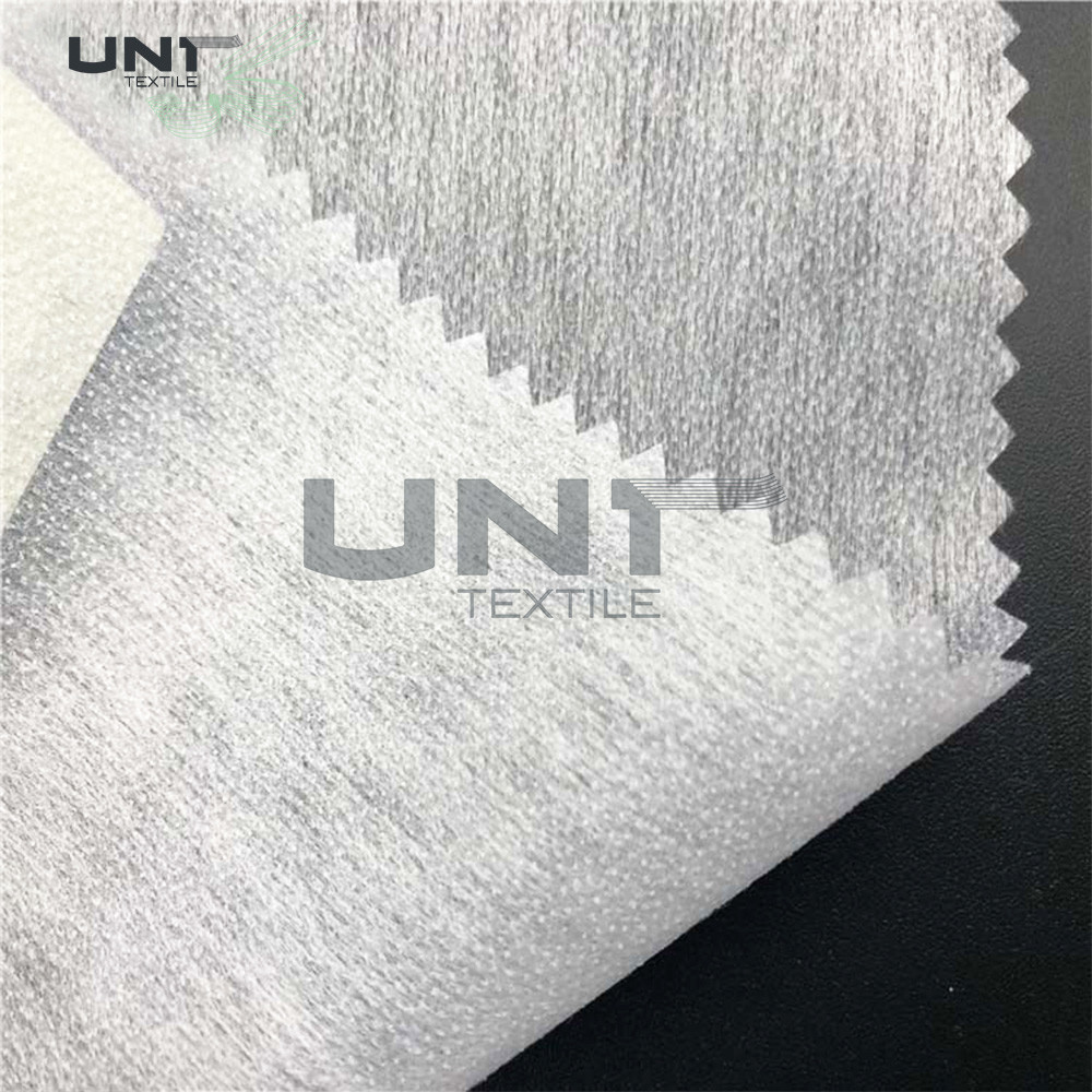 Elastic Fusible Non Woven Interlining 100cm Width Double Dot Coating