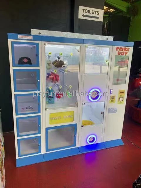Playfun Amusement Park Management System Lottery Ticket Hub Hut Self-service Automatic Prize Store Exchange Radeem Machine