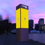 Rotate Expandable LED Advertising Display Screen 3000*2400 Outdoor Digital Led