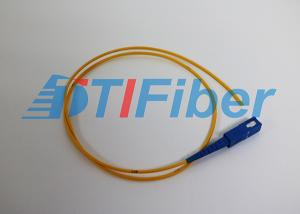Wholesale Simplex single mode pigtail fiber optic SC / UPC 0.9mm 1.5 meters RoHS from china suppliers
