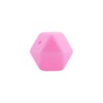 17mm Hexagon Silicone Teething Bead Eco Friendly Safety Chewable For Baby