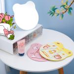 Customizable Lighted Pocket Mirror for Little Lady's Dressing and Makeup Touch