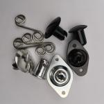 Universal Self Ejecting Black Quarter Turn Allen Head DZUS Button Fasteners .500