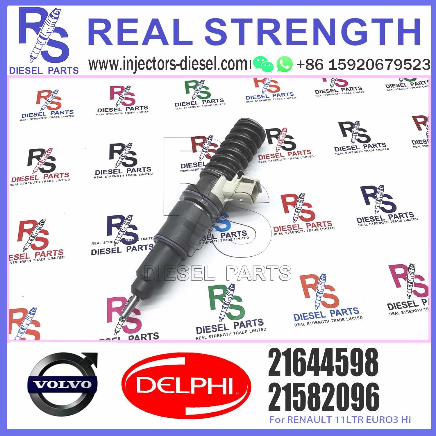 Diesel Fuel Injector 20972223 21644598 BEBE4D35002 BEBE4D16003 20972223 21644598 For FH13 EURO5 2108884 21644596