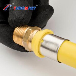 Wholesale Tubomart Customized Natural Gas PEX A Pipe Fittings PEX AL PEX Pipe Brass Press Fittings from china suppliers