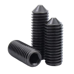 Wholesale Grade4.8/8.8/10.9/12.9din913/din914/din915/din916 Black Oxidized Flat End Pointed Hex Socket Head Screws from china suppliers
