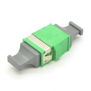 Wholesale Single Mode Green Small Fiber Optic Adapters MPO To APC Without Flange from china suppliers