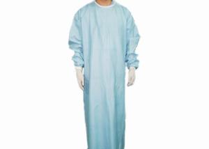 Wholesale Blue Spunlace Surgical Gowns Disposable Hospital Gowns Soft Non Woven from china suppliers