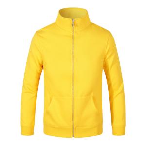 Wholesale 35% Polyester Athletic Pullover Hoodie 160gsm Yellow SGS Raglan Sleeves from china suppliers