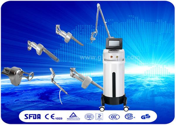 CO2 Fractional Laser Beauty Equipment For Remove Mole / Skin Cutting , Air
