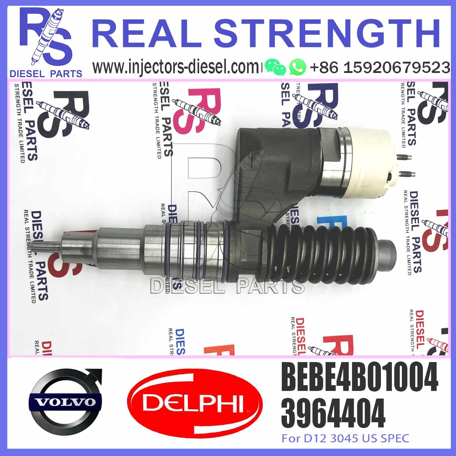 injector common rail fuel injector 3964404 BEBE4B01004 for D12 3045 US SPEC with genuine quality
