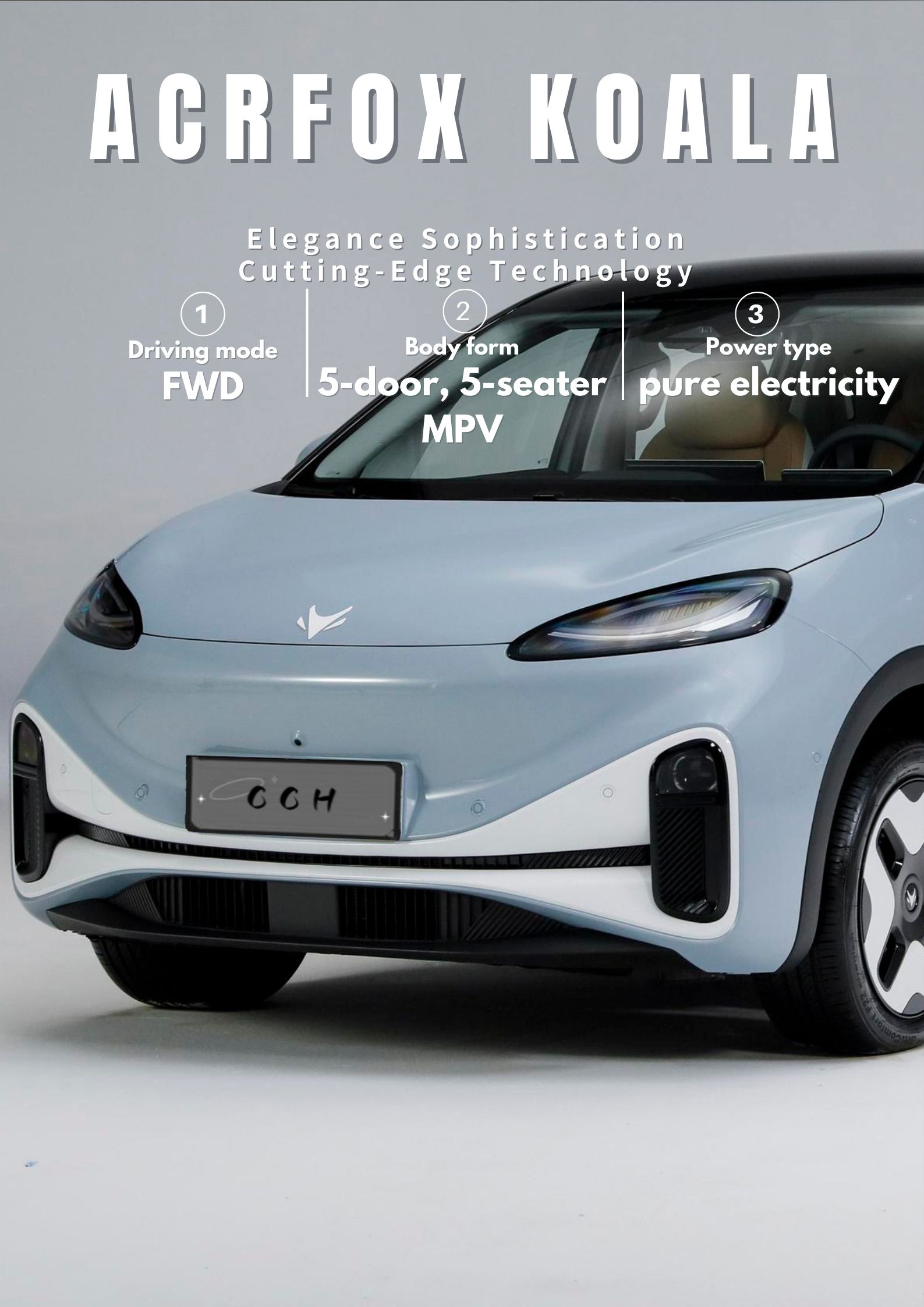 2024 Adult Koala Arcfox Kala MPV Cars The Perfect Combination of Style and Function