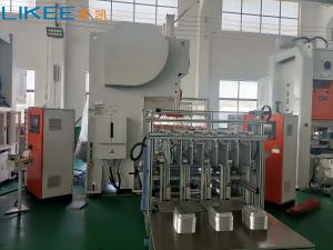 Wholesale 3 Ways 63Ton Mitsubishi Brand PLC Aluminium Foil Food Container Making Machine from china suppliers
