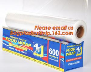 Wholesale Biodegradable Food Wrap, PE PVC Cling Film, PLA Cling Wrap With Slide Cutter, Alu Foil Roll, Parchment from china suppliers