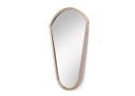 Hotel Furniture Handmade Gold 31.5 Inch Fan Wall Mirror