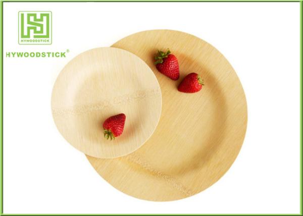 Ecochoice Biodegradable Disposable Cocktail Plates , Restaurant Wooden Dinner